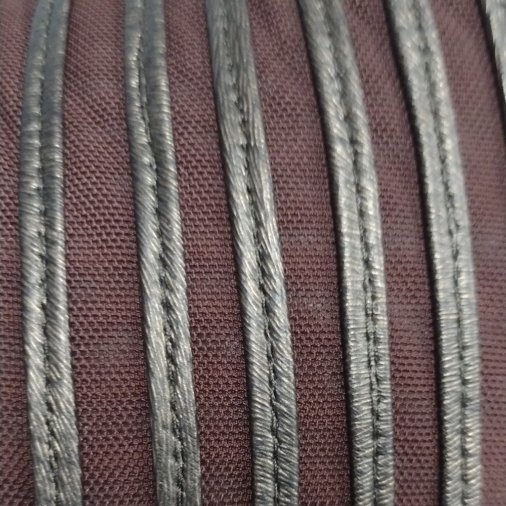 Brown Geometric Pattern Blazer With Textured Fini… - image 6